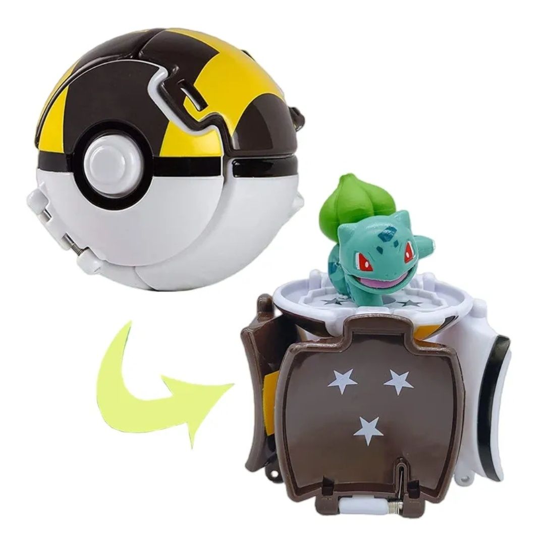 Bolas Pokémon, saco com 24 bonecos, cintos