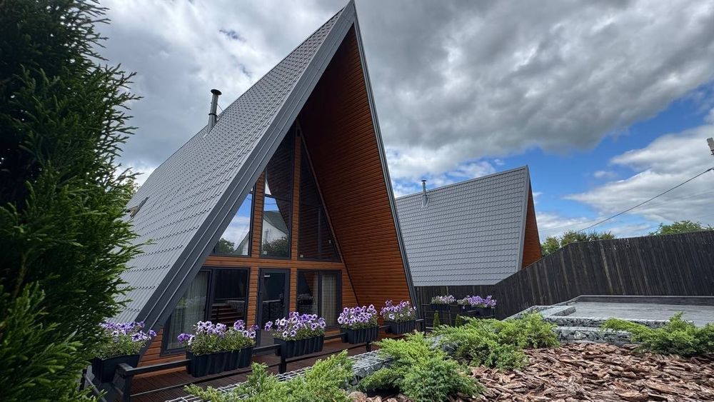 Еко-дім A-FRAME в Бучі - авторський проект з дизайнерським ремонтом!