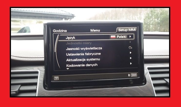 Naprawa Montaż Nawigacji Audi Kodowanie USA Lampy Polskie menu DOJAZD