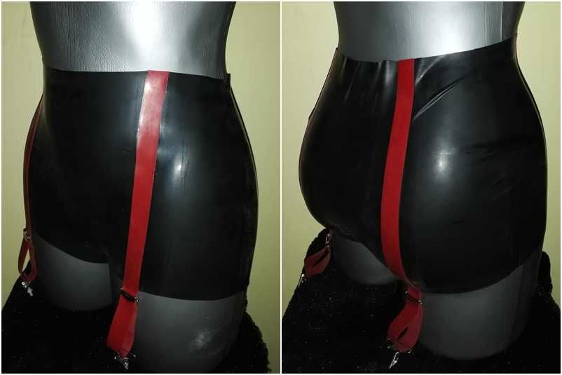 Majtki pas latex 100% guma r. S