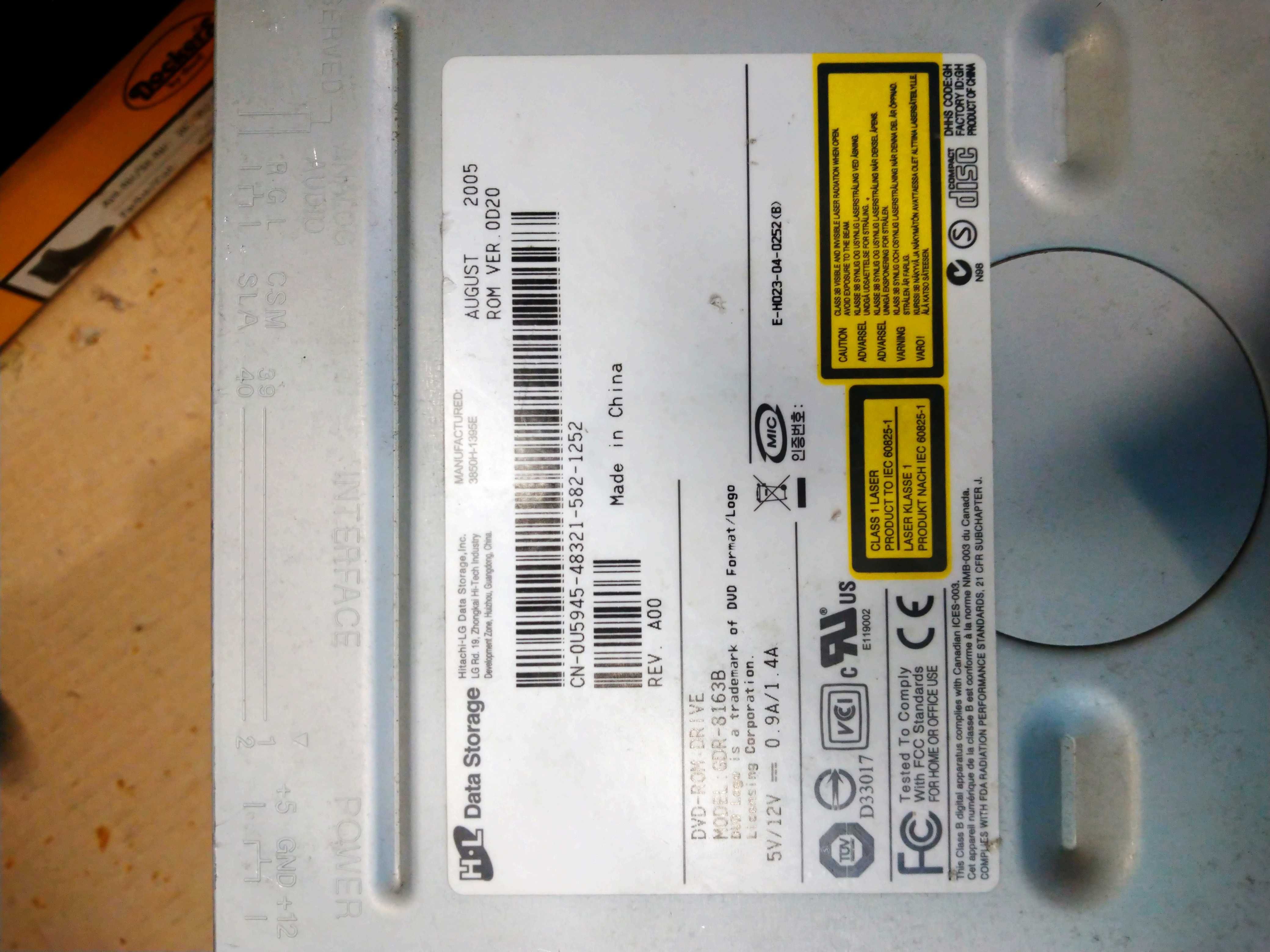 Оптичний привід dvd rom