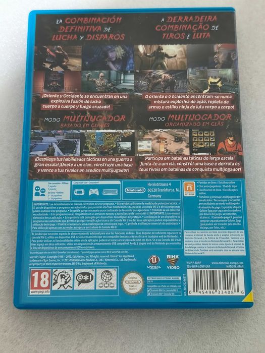 Devil's Third Nintendo Wii-U Versão Pt / Esp Wii U Devils Third