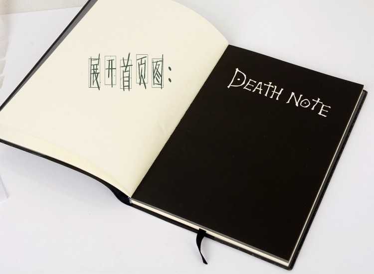 Блокнот Death Note аниме Тетрадь смерти - 80 листов - с ручкой-пером