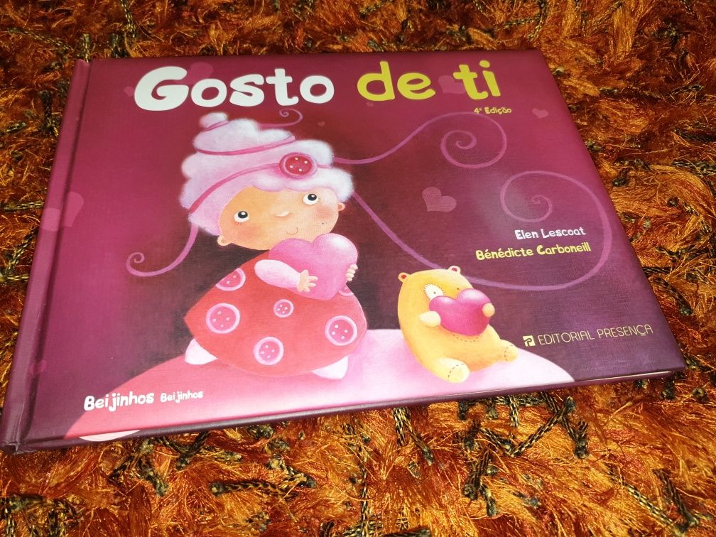 Livro infantil "Gosto de ti"