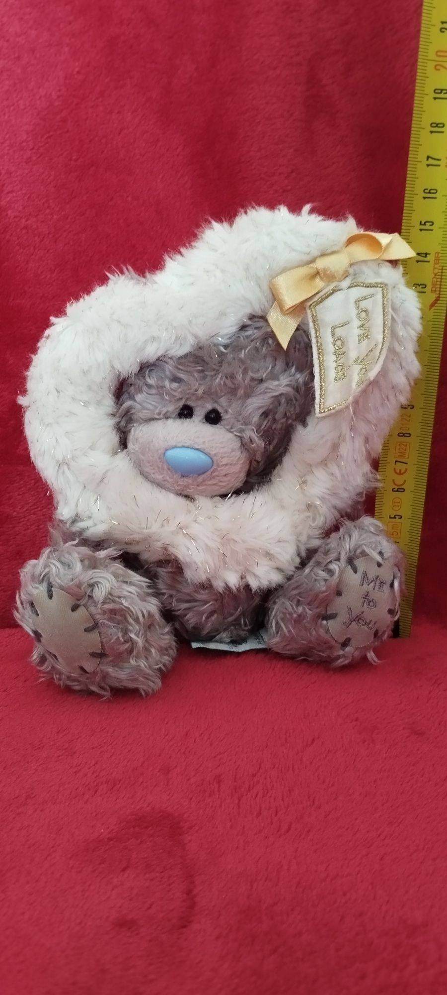 MIŚ - ME TO YOU - z napisem - Kocham Cię - ok. 15 CM
