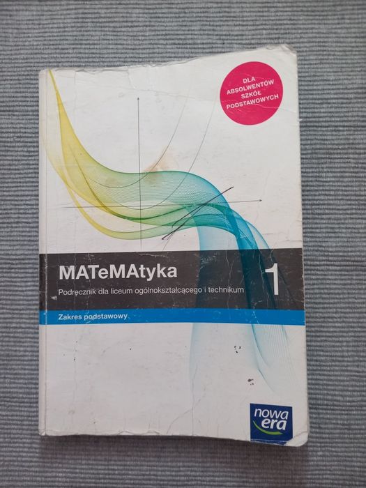 Podręcznik MATeMAtyka 1, zakres podstawowy, nowa era