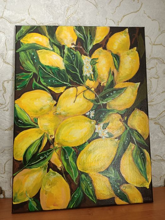 Картина "Лимоны" 40×30