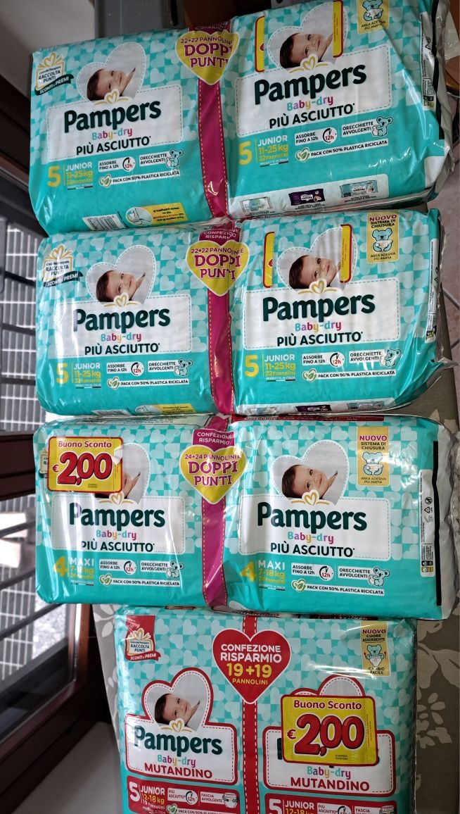 Підгузки Pampers Baby dry 4,5 , 48 и 44,шт.(38шт.трусики)