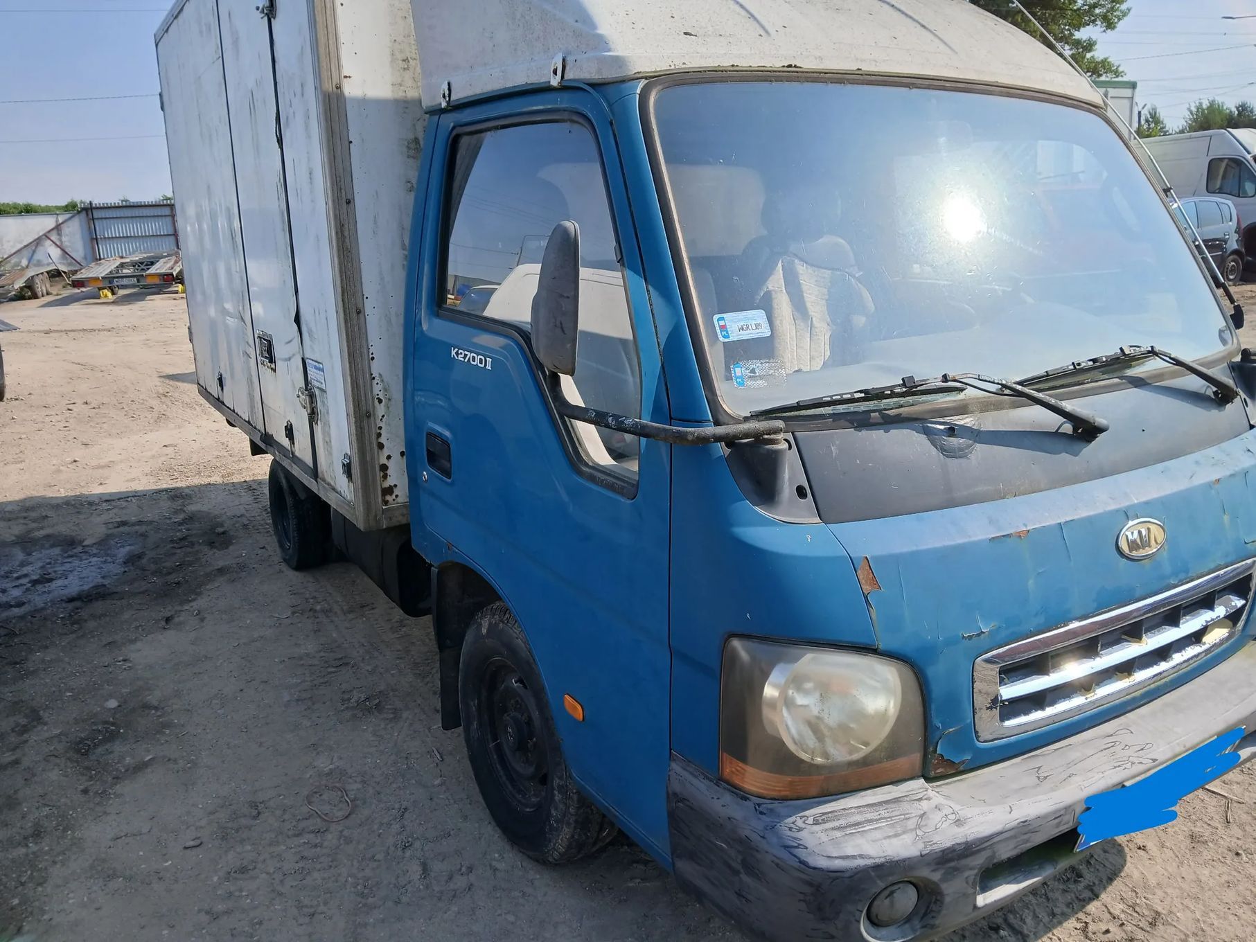 kia K2700 silnik 2.7 TCI skrzynia napęd sanki belka wahacz wahacze zacisk zaciski zwrotnica piasta