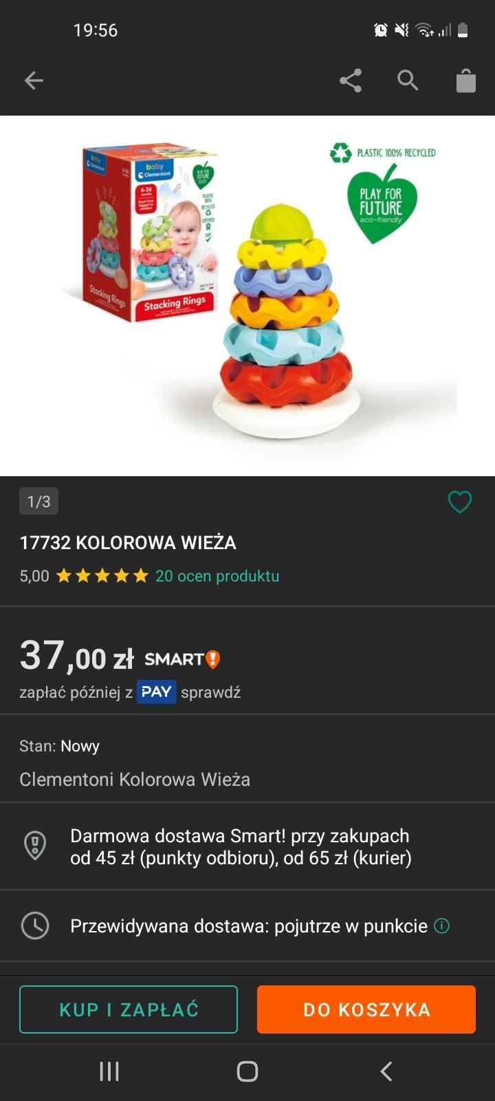 Wieża Clementoni, klocki