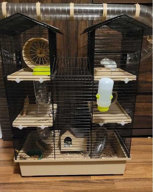 KLATKA DLA CHOMIKA MYSZKI *nowa* klatka dla gryzoni + wyposażenie