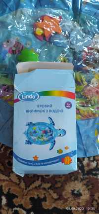Дитячий водяний коврик черепаха Lindo ліндо