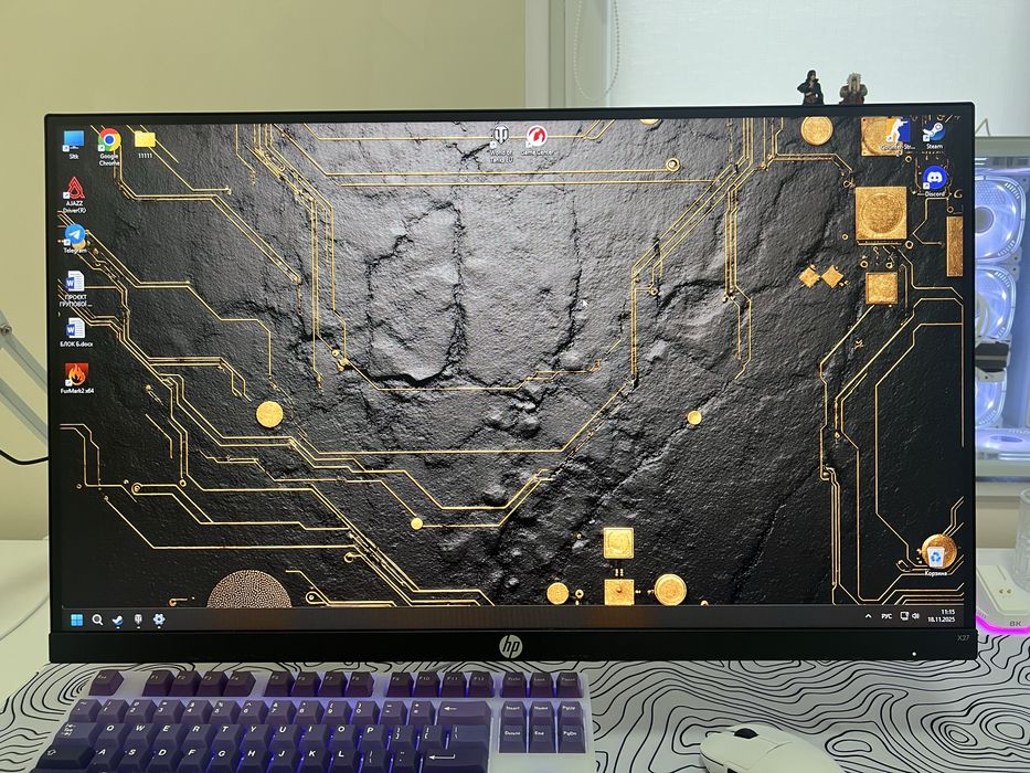 Монітор HP x27 165hz+кронштейн