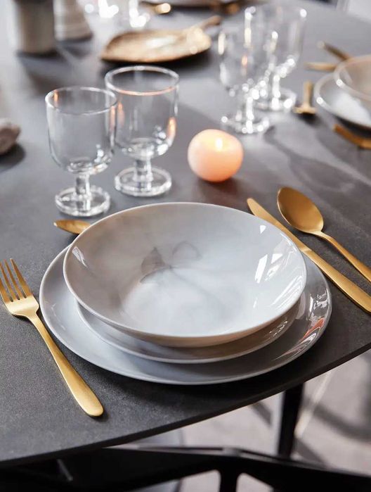 Набор тарелок Diwali Marble Granit 25 предметов Luminarc (тех тара)