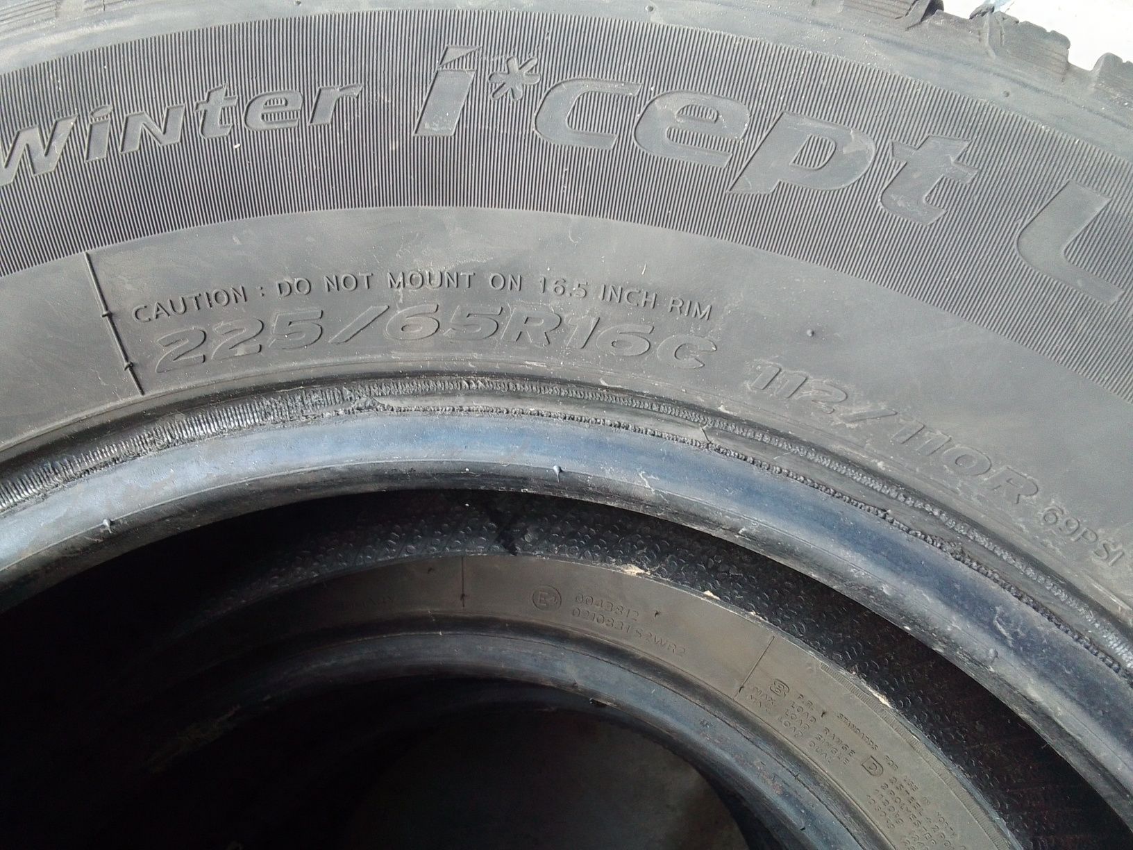 4 Opony zimowe 225/65r16C HANKOOK 2022r