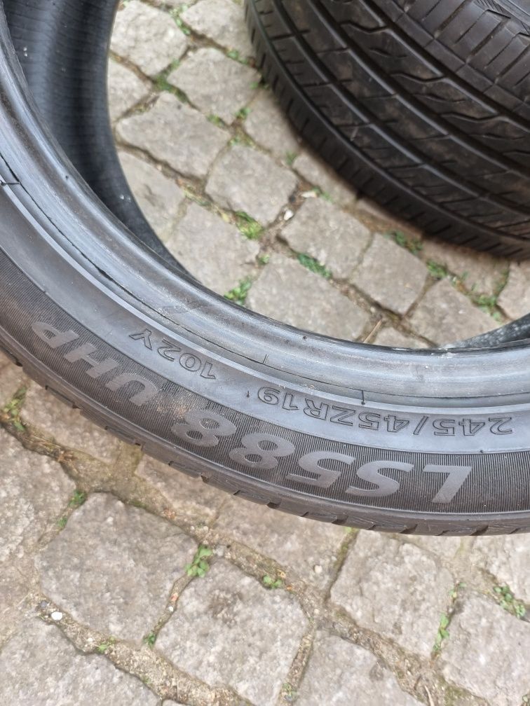 2szt.  Letnie opony Landsail 245/45 R19 2019r 300zł 2szt.