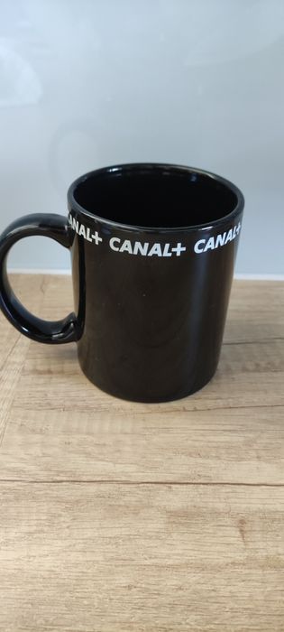 Kubek kolekcjonerski Canal+ czarny nowy
