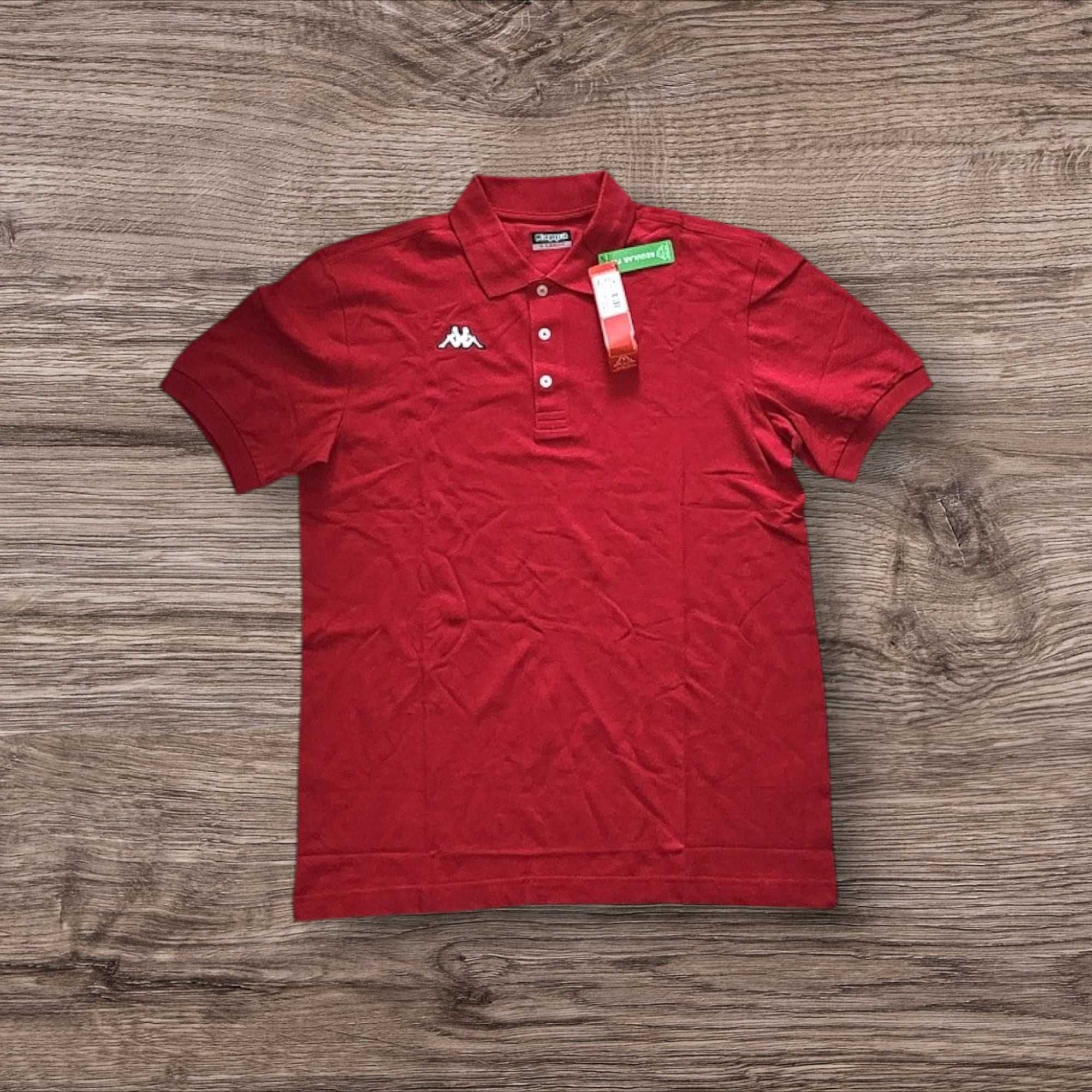 Koszulka polo Kappa XL czerwona