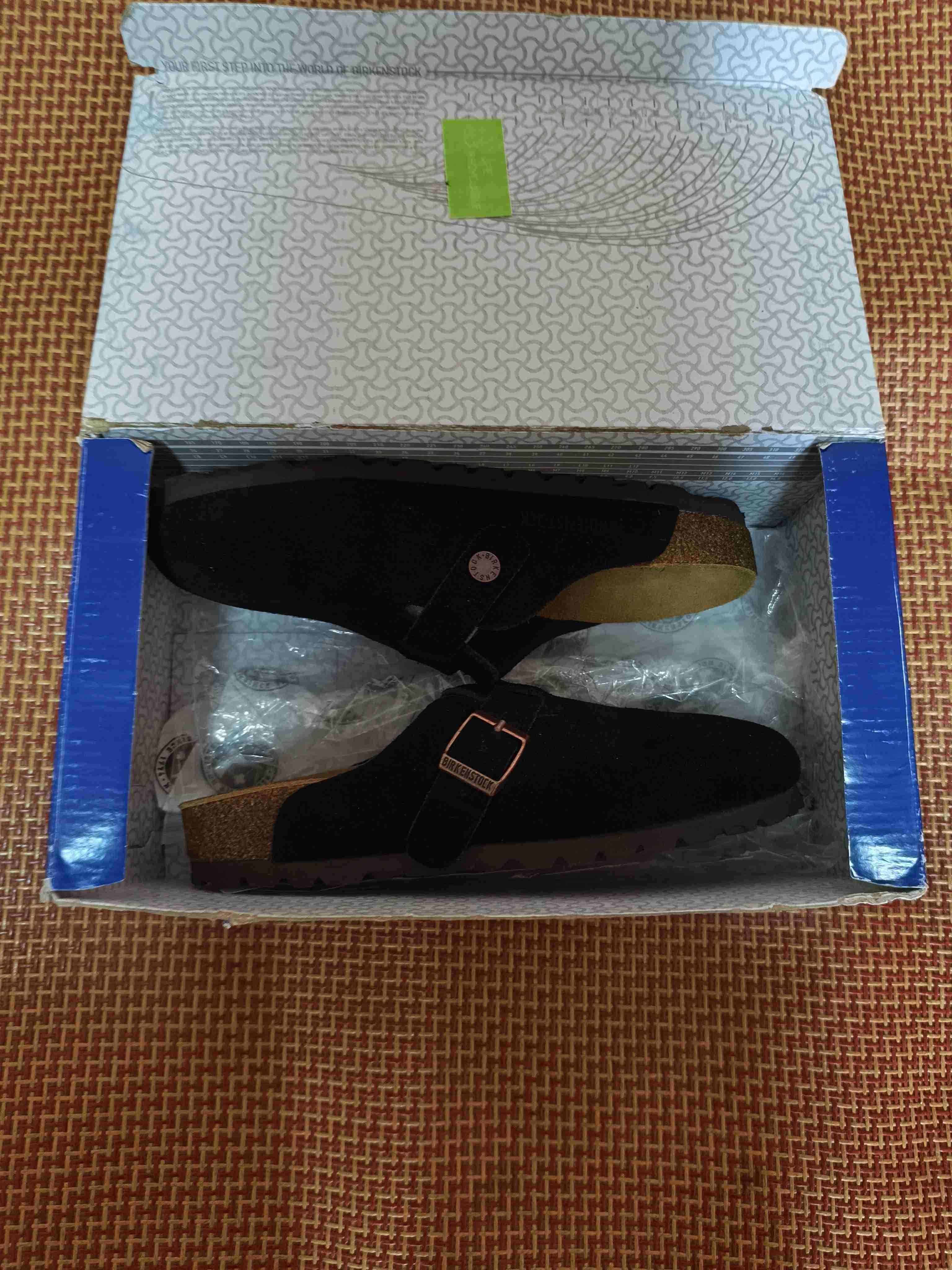 Birkenstock, czarne kapcie damskie, rozmiar 37