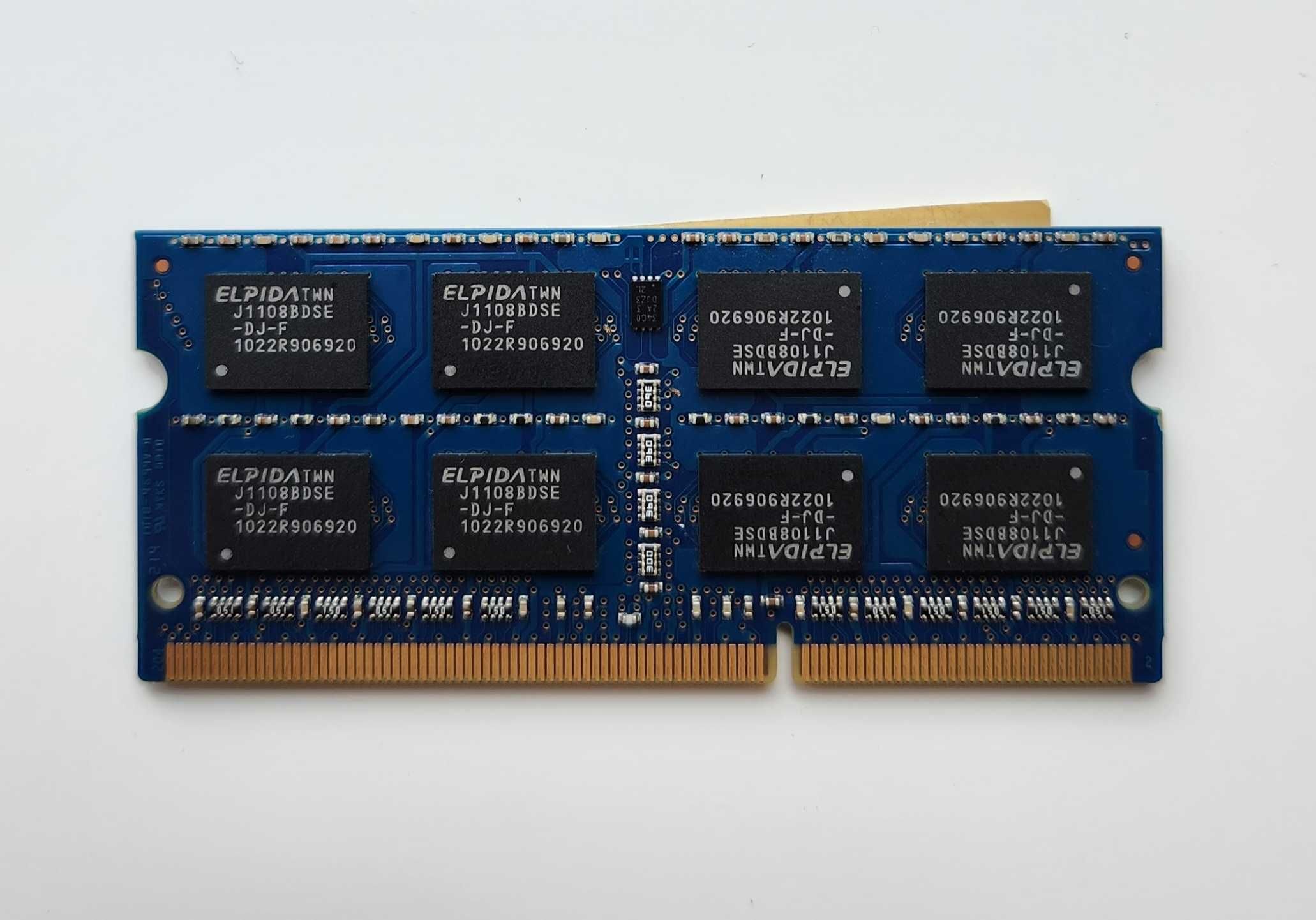 Оперативная память для ноутбука Elpida SODIMM DDR3 2Gb 1333 PC3-10600S