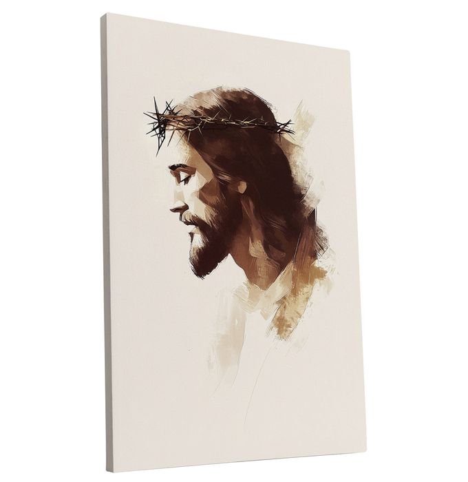 Obraz na płótnie Jezus Chrystus dla dzieci i młodzieży 40x60 cm