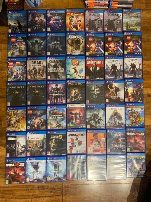 Колекція ігор на Playstation 4 і 5