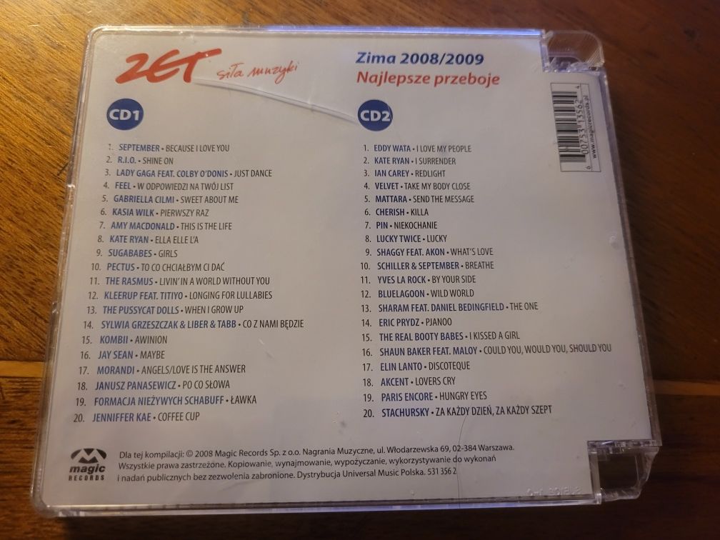 CD x 2 Radio Zet Zima 2008/2009 Magic Records