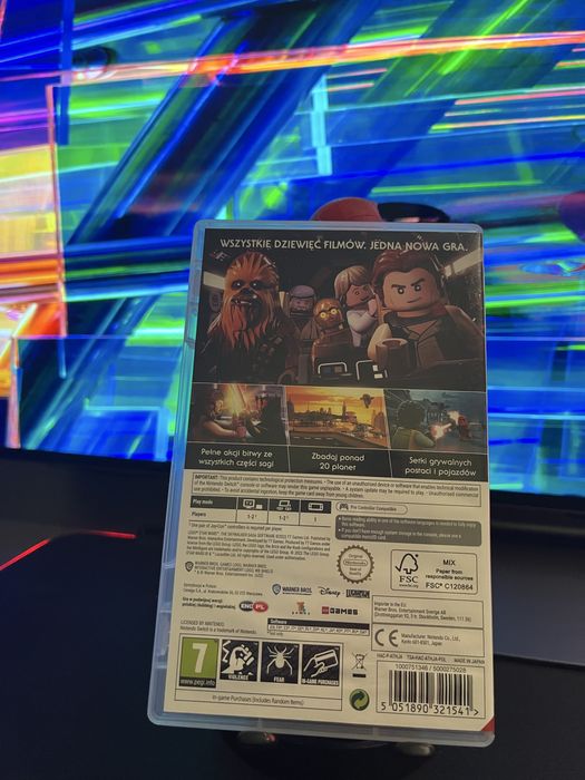 Gra Lego Gwiezdne Wojny Star Wars Saga skywalkerów Switch