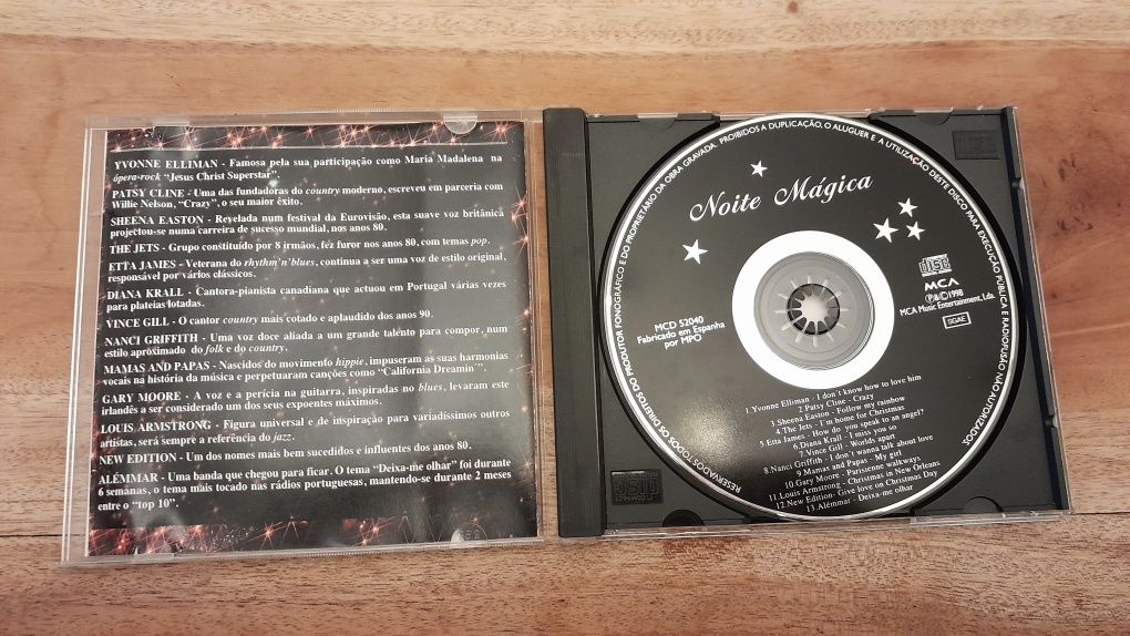 Cd Noite Mágica 1998 Etta James, Yvonne Elliman entre outros