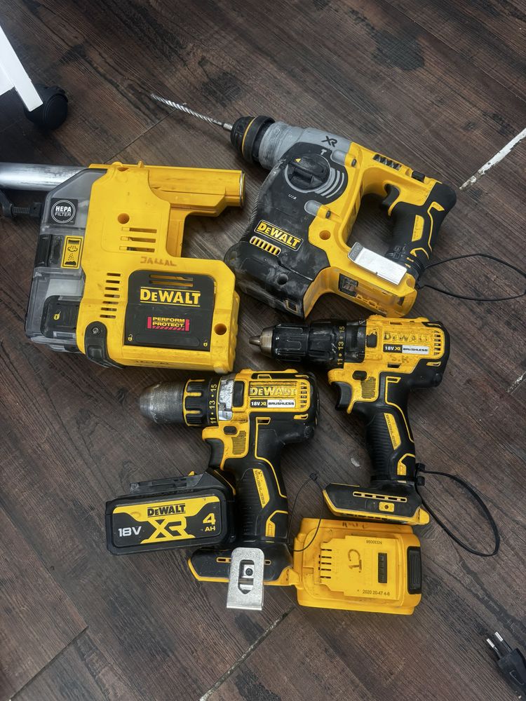 Hilti dewalt makita ( wkretarka, wiertarka, bateria osadzak, ładowarka