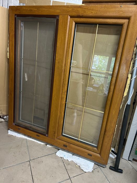 Okna plastikowe złoty DAB w dobrym stanie