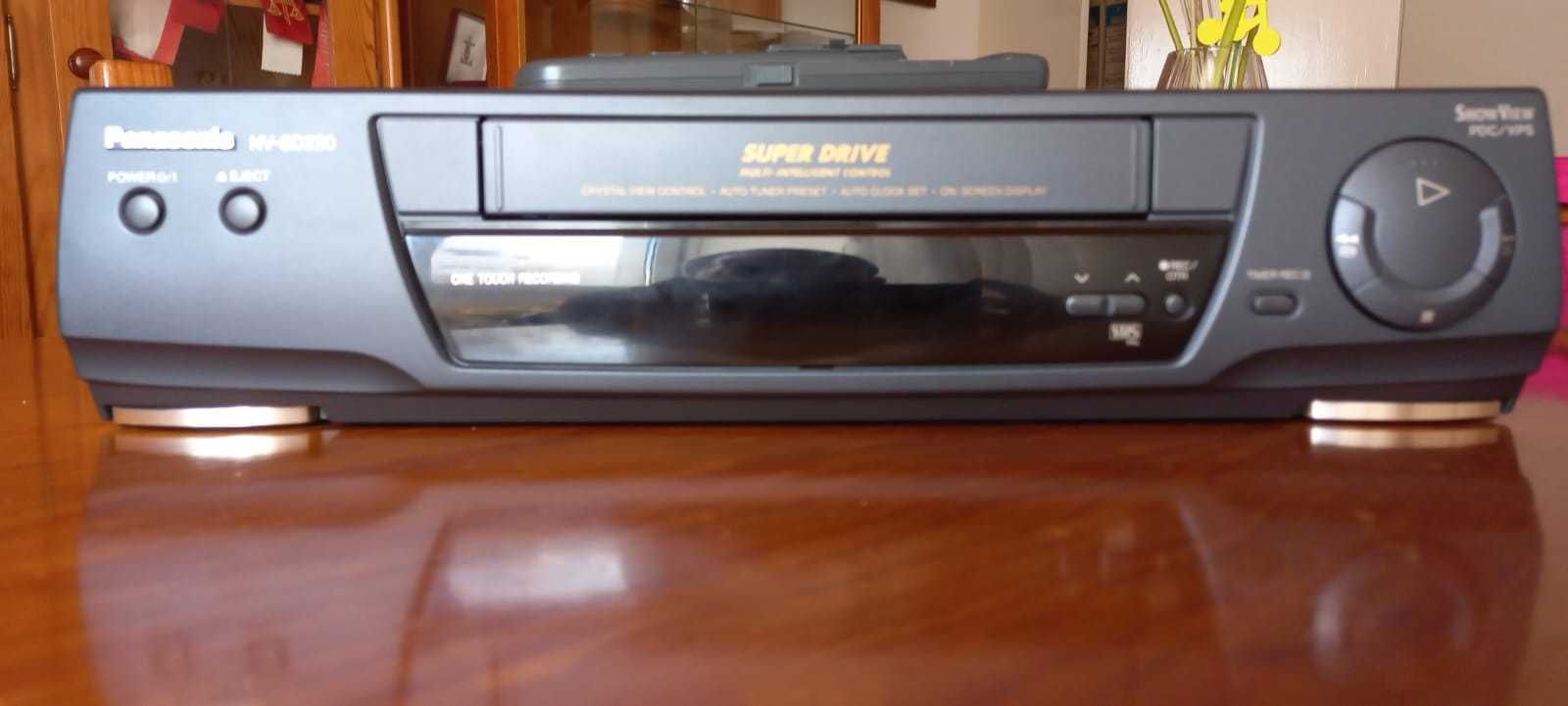 Video Gravador Panasonic Nv-sd220  VCR VHS Video  - Com comando