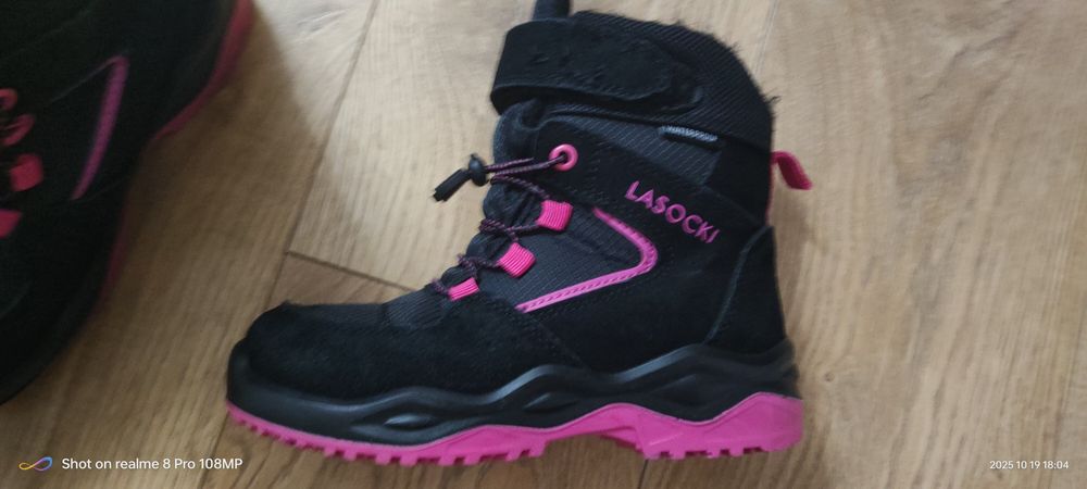 Trzewiki Lasocki Young33, 34 zimowe kozaki ccc waterproof dziewczęce 2