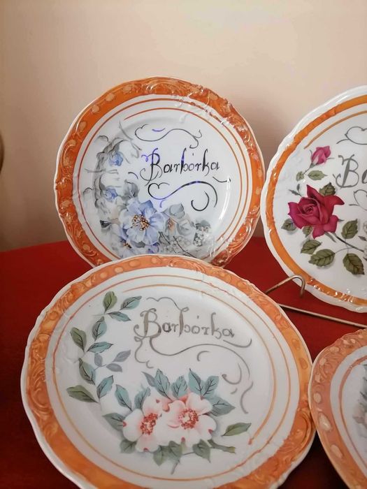 Talerze Patery Ozdobne Barbórka Wawel PRL