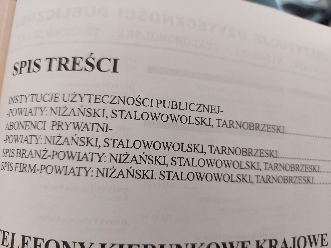Książka telefoniczna Tarnobrzeg i okolice 2006