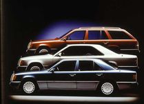 Logo Znaczek Mercedes Atrapa Chrom Ramka W124 W203 W208 W210