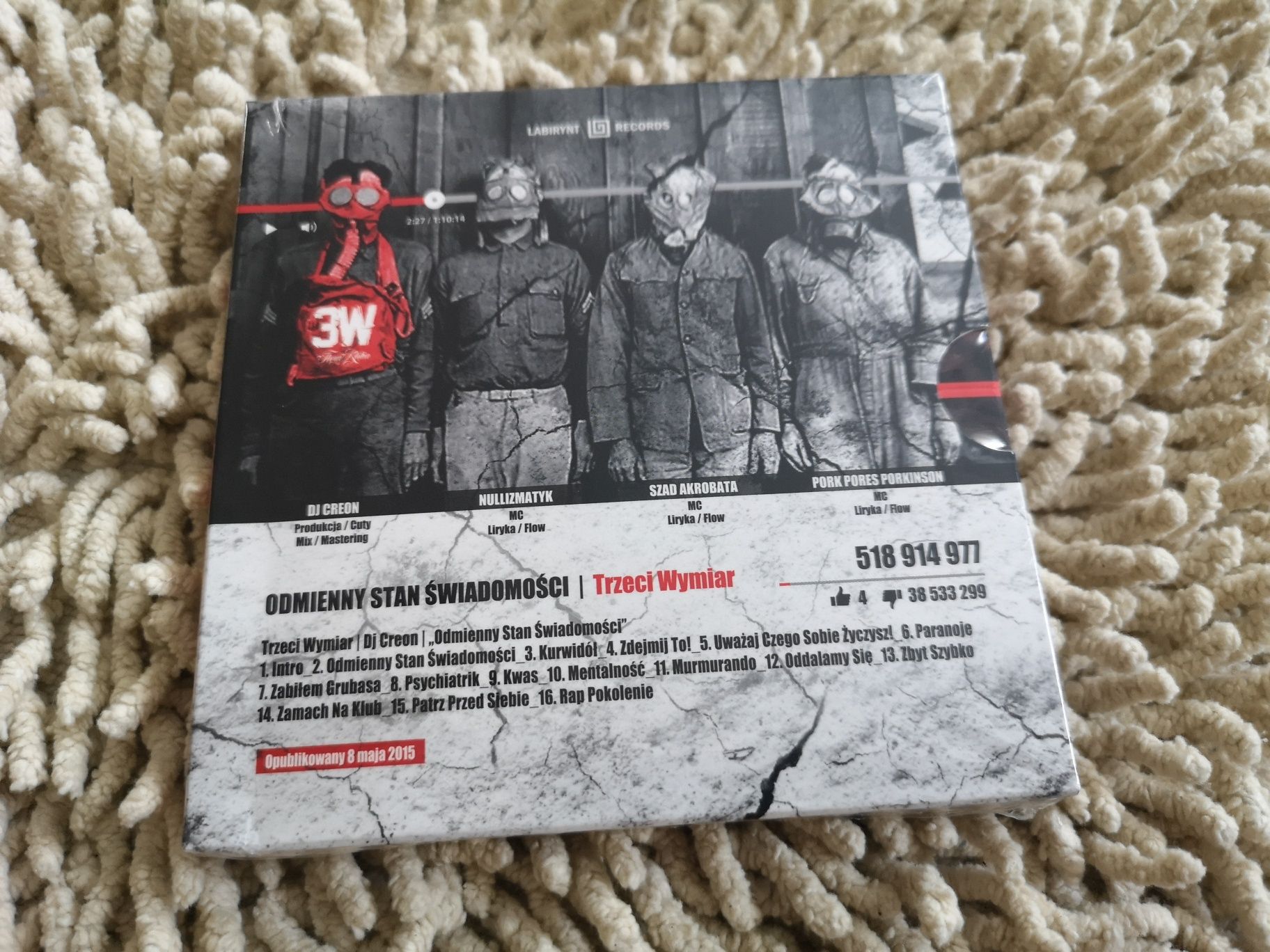 (CD) Trzeci Wymiar - Odmienny Stan Świadomości | Nullo | NOWA W FOLII
