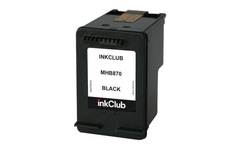 Wkład atramentowy, zamiennik HP 302, czarny, 190 stron inkClub