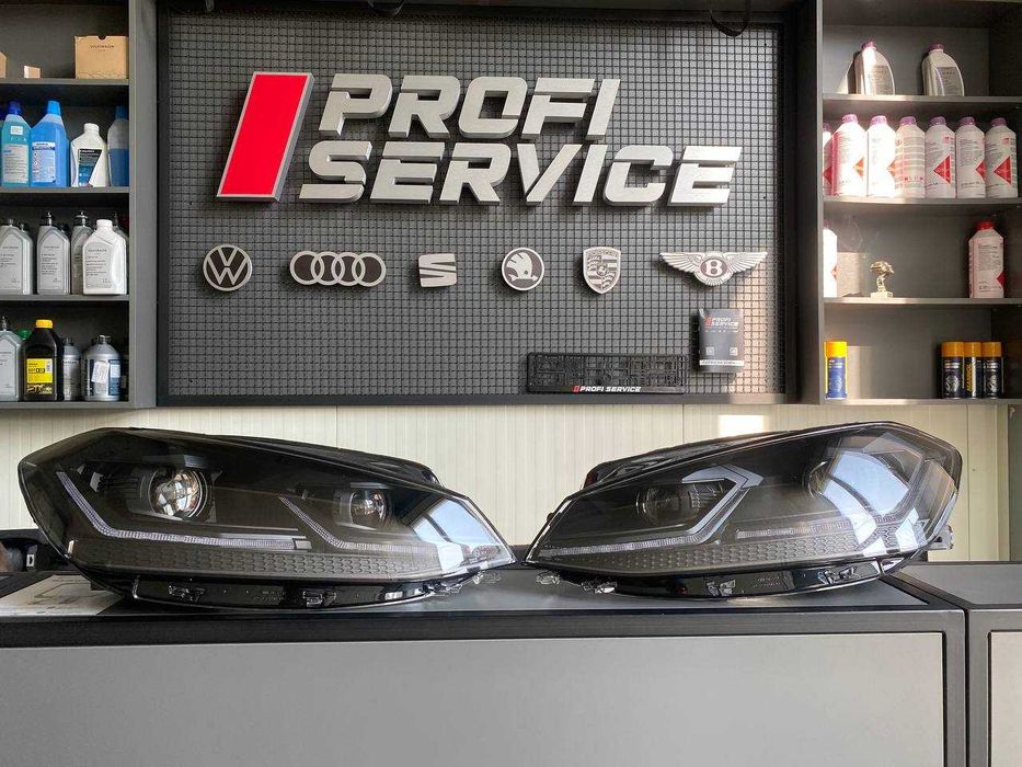 Фари Фара Оптика VW Golf MK7.5 Гольф МК7 GTI Тюнінг LED Європа VAG