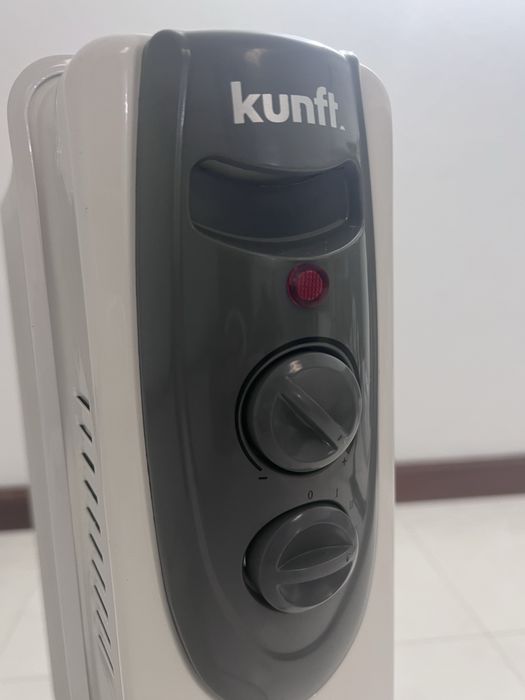 Radiador a óleo Kunft 2500W + aquecedor portatil