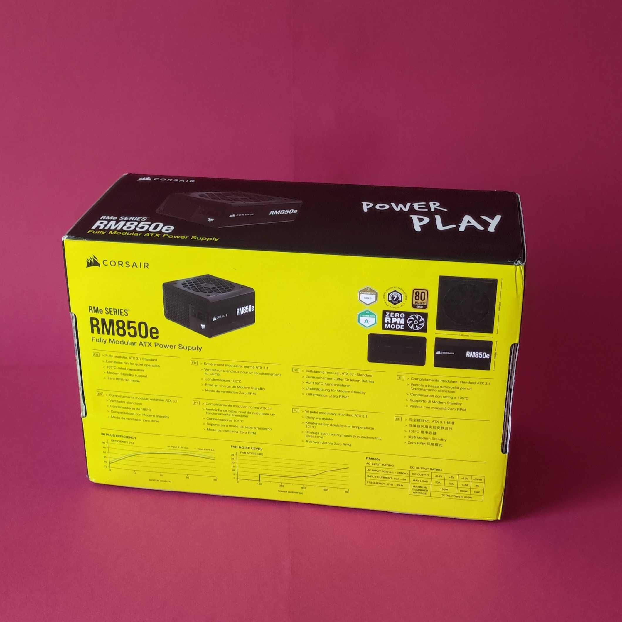 Блок живлення Corsair RM850e