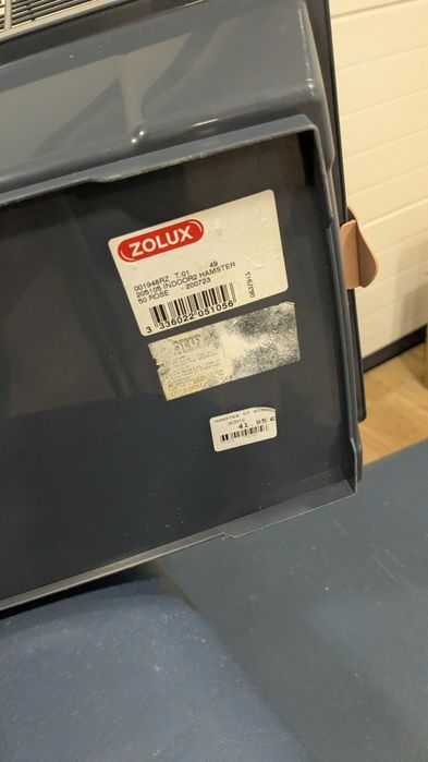 Gaiola hamster com bebedouro e comedouro