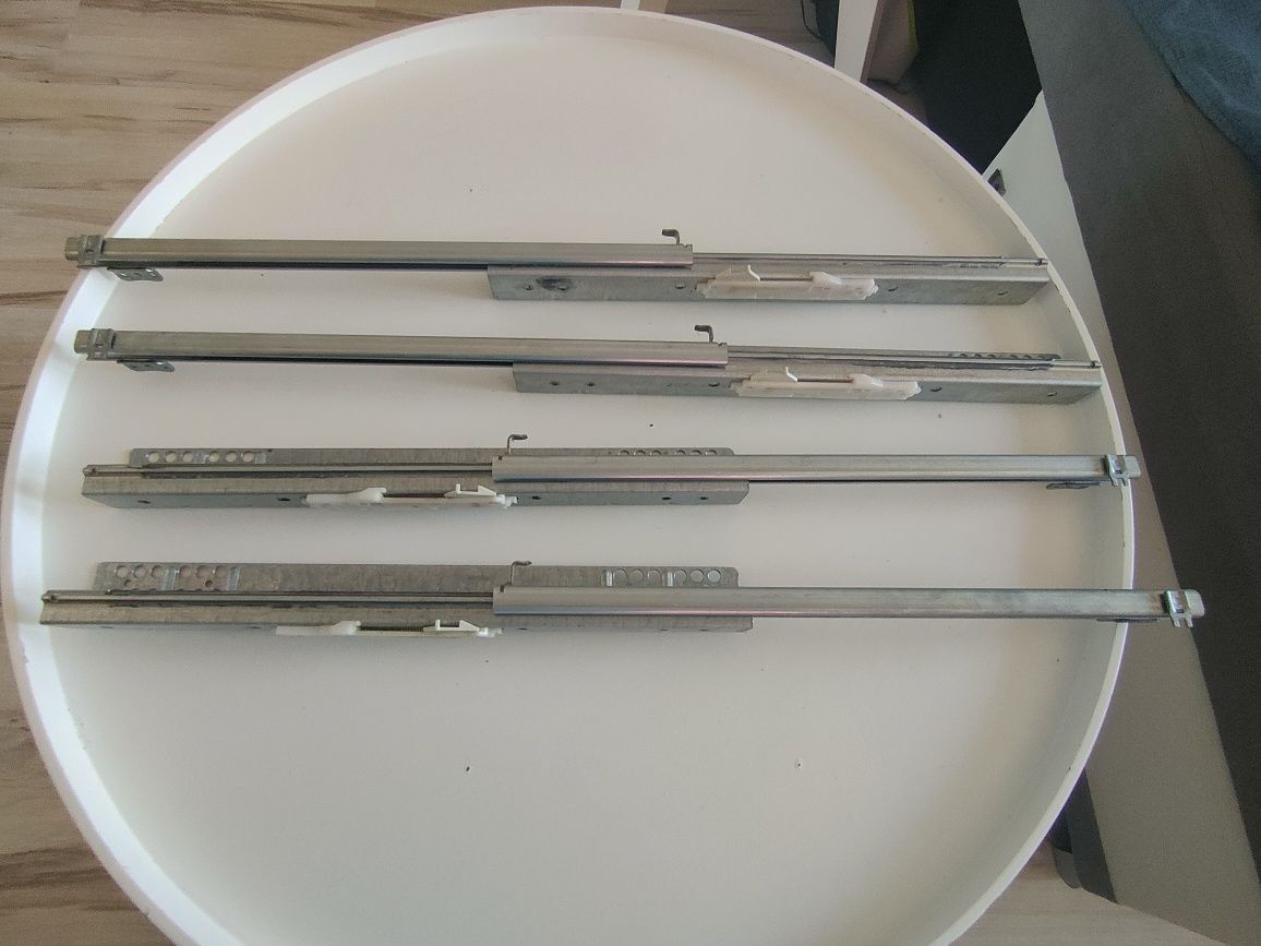 Prowadnice do szuflad 2 komplety 34,5cm