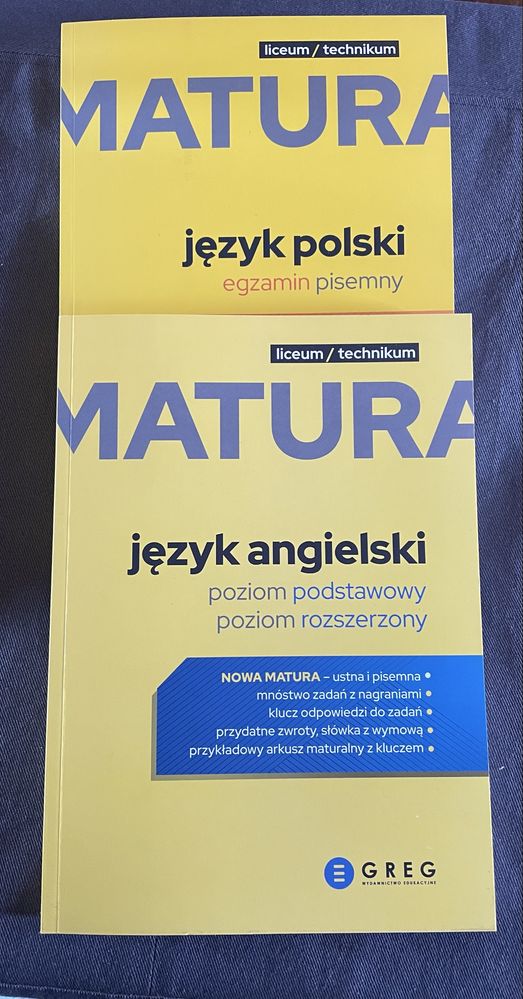 Matura język angielski ustny i pisemny jezyk polski pisemny Greg