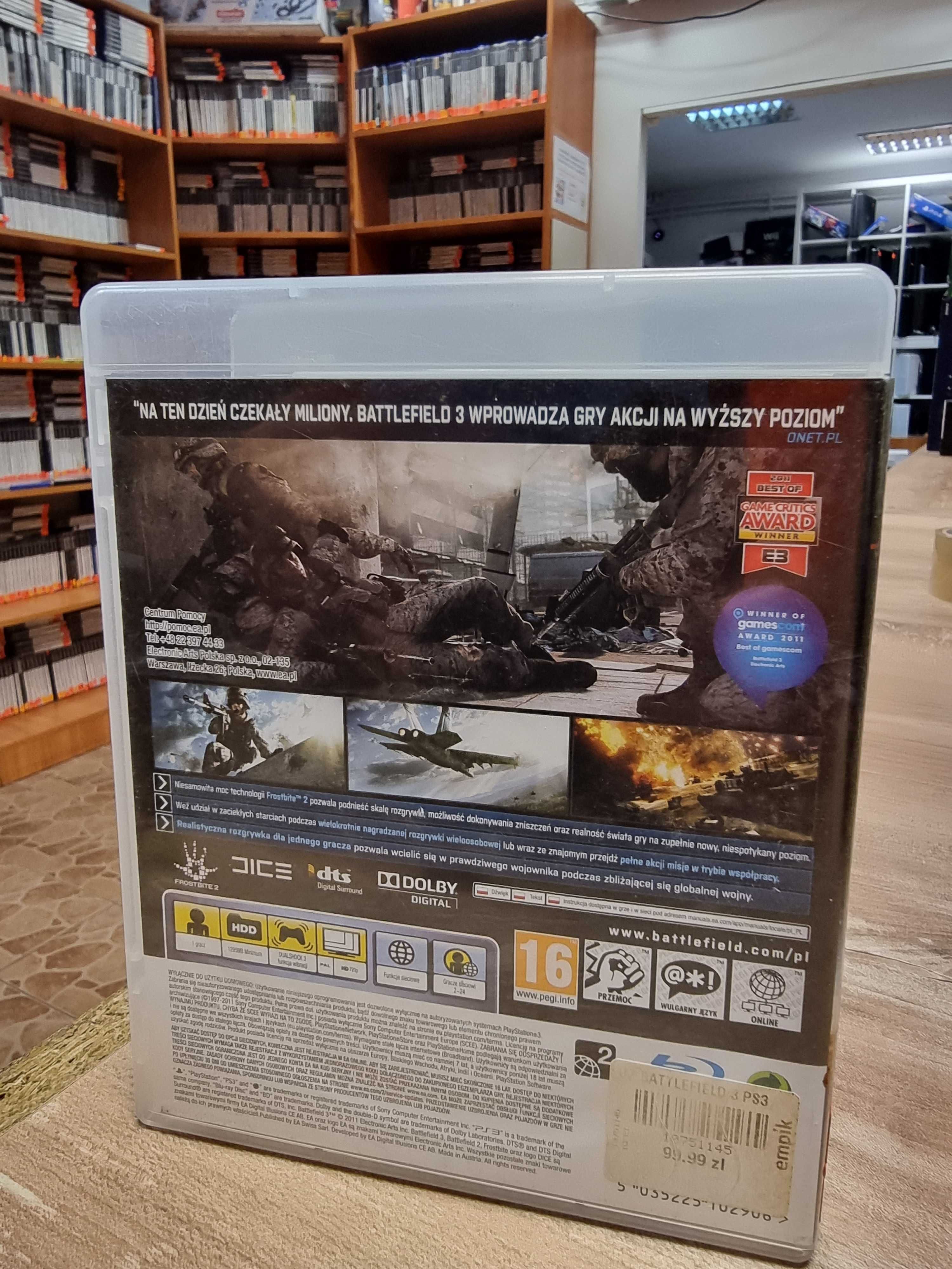 Battlefield 3 PS3 PL SklepRetroWWA Wysyłka Wymiana