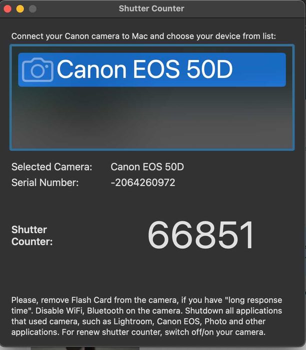 Canon EOS 50D body