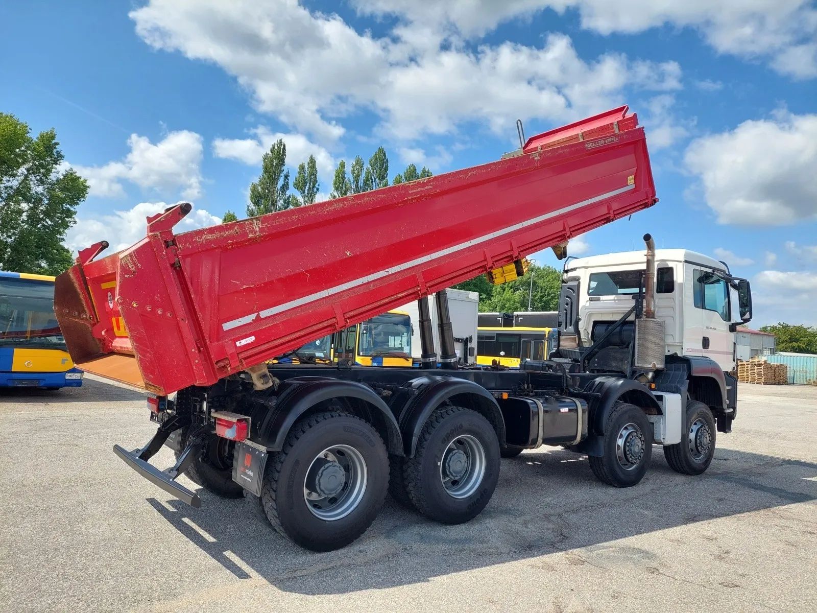MAN TGS 35.460 8x6 / Manual / Meiller Bordmatik