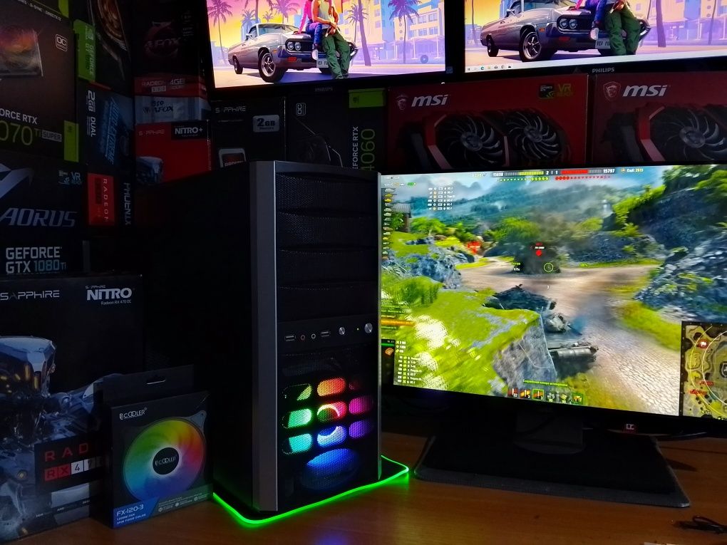 Rx470 4 гб Игровой системный блок,пк,компьютер.GTA.WOT,RDR