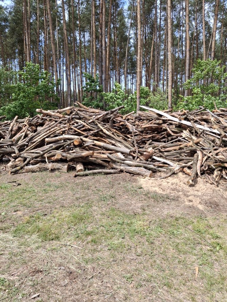 Drewno opałowe gałęziówka