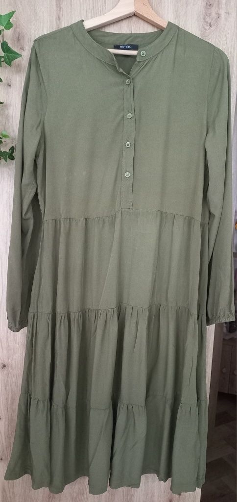 Sukienka letnia khaki